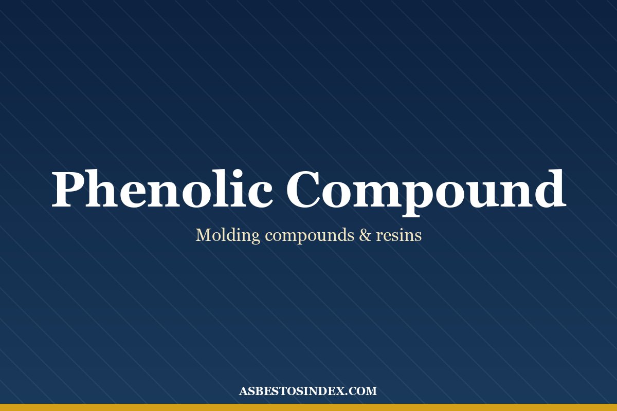 Phenolic Molding Compounds
