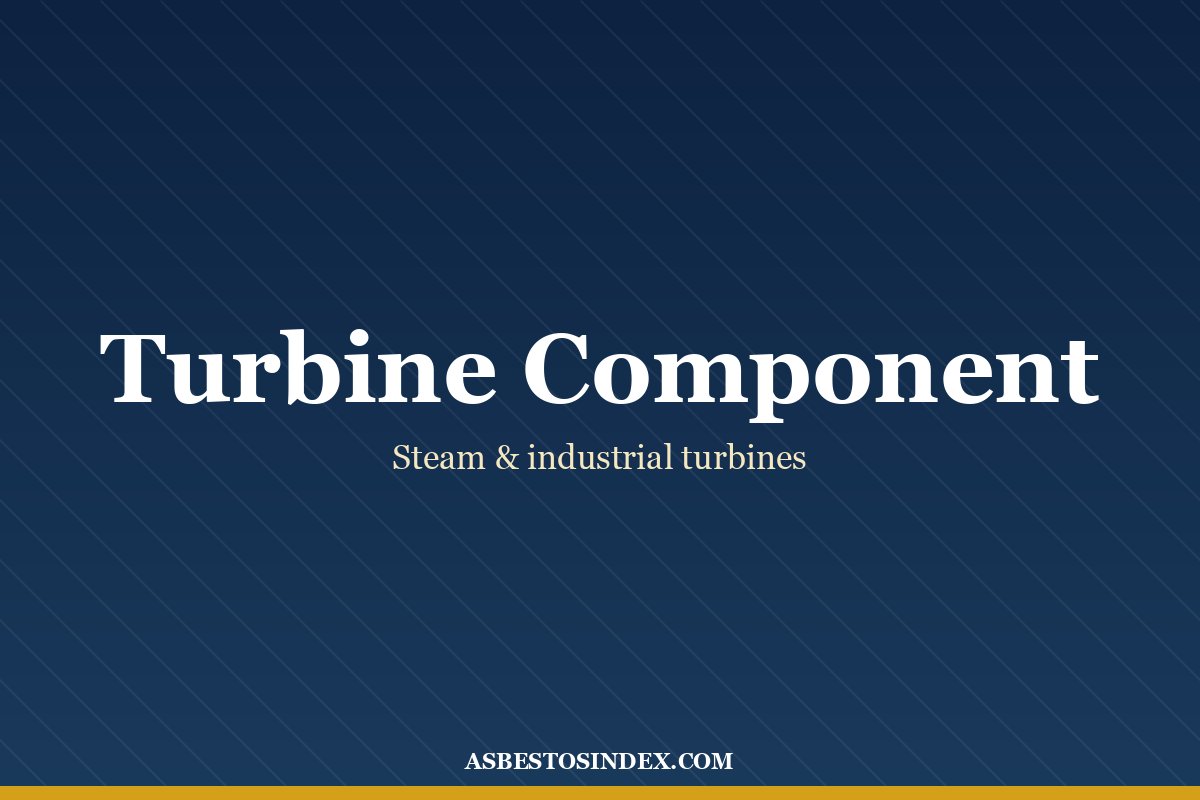 Elliott Turbomachinery Co., Inc. asbestos-bearing turbines, compressors, and rotating equipment