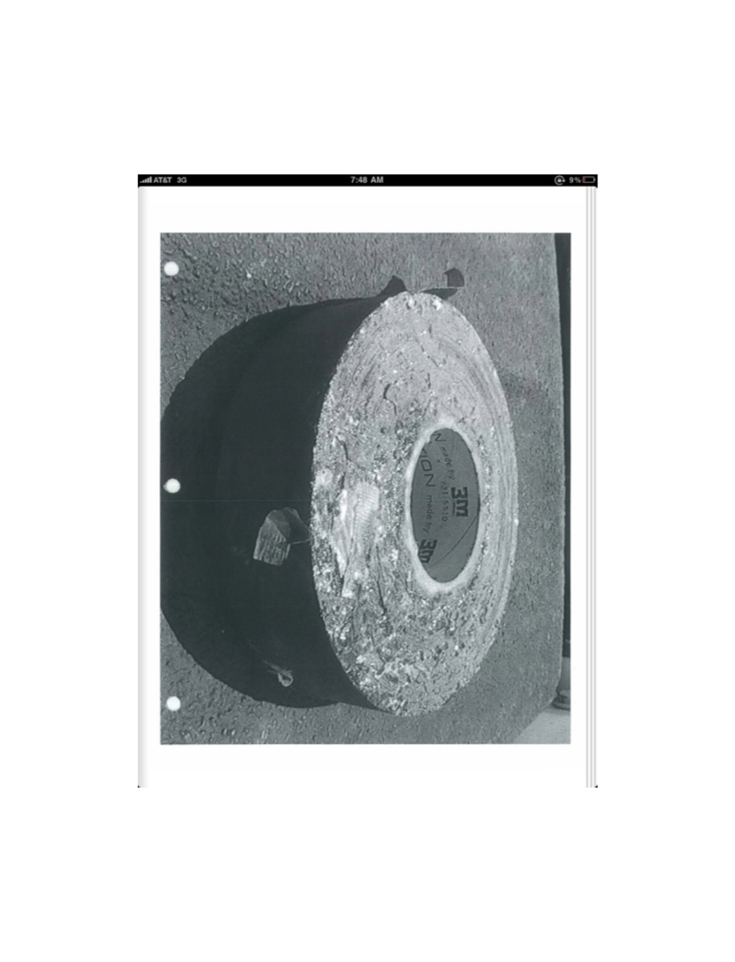 Asbestos tape product