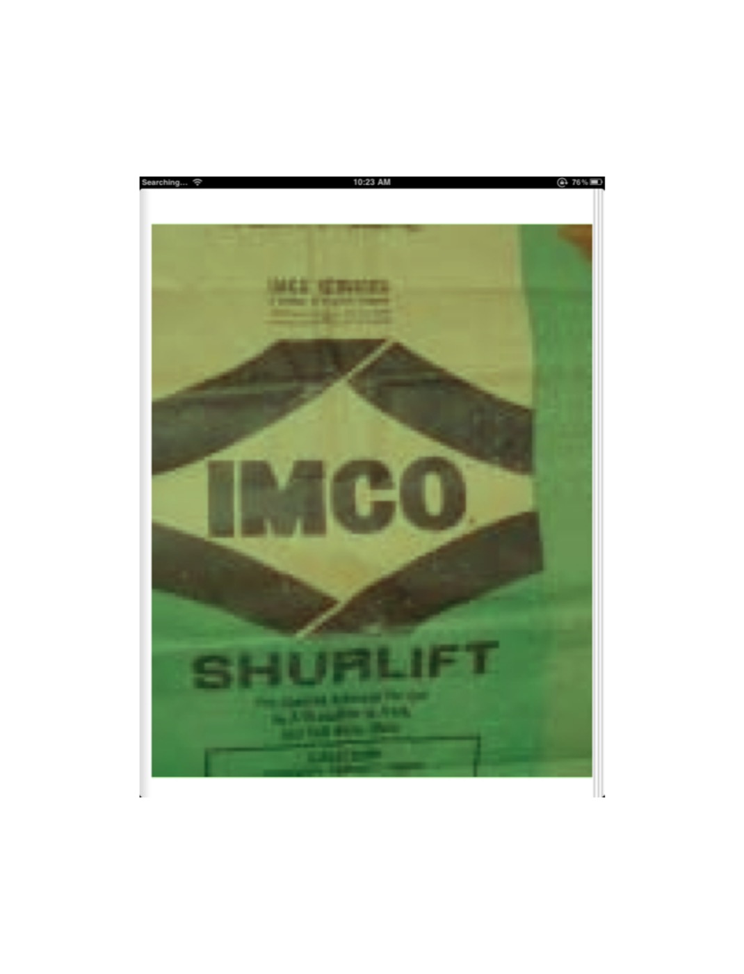 Asbestos drilling mud product