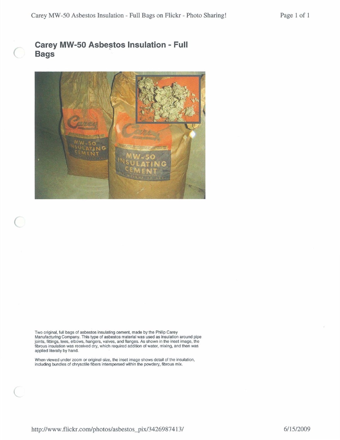 Insulation products