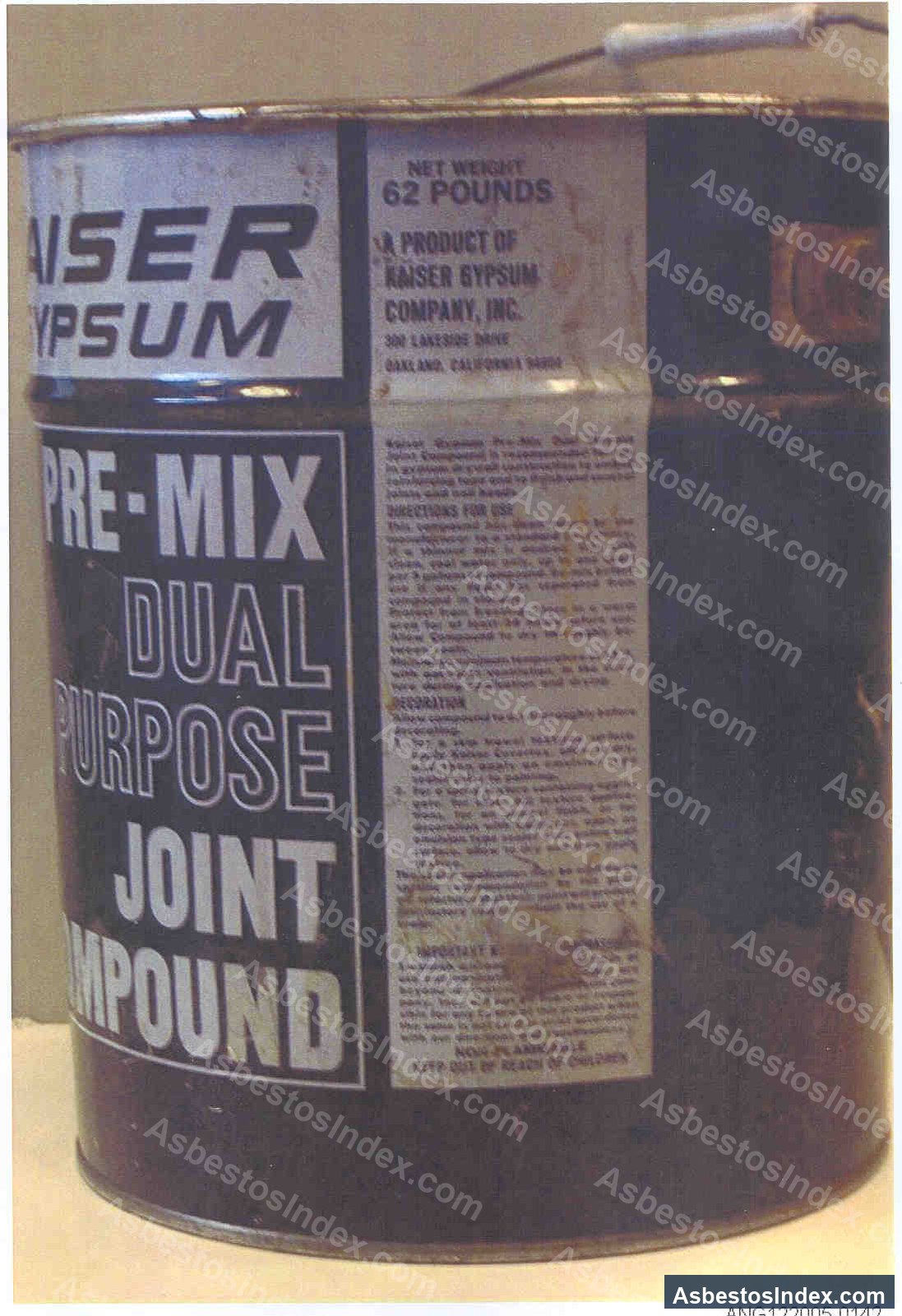 Kaiser Gypsum · Label / Packaging — Kaiser Gypsum