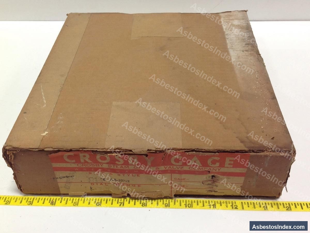 Crosby Valves · Label / Packaging — Crosby Valves