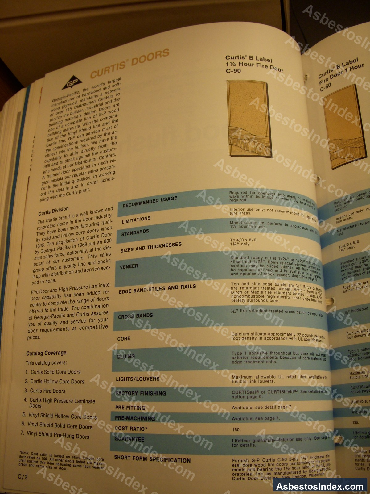 Fire Doors · Catalog Page