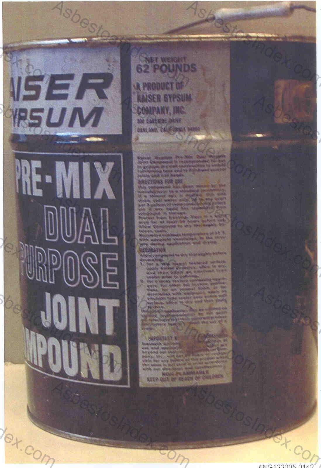 Kaiser Gypsum · Label / Packaging — Kaiser Gypsum